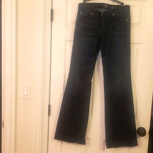 7 for all mankind dark blue jeans (dojo)